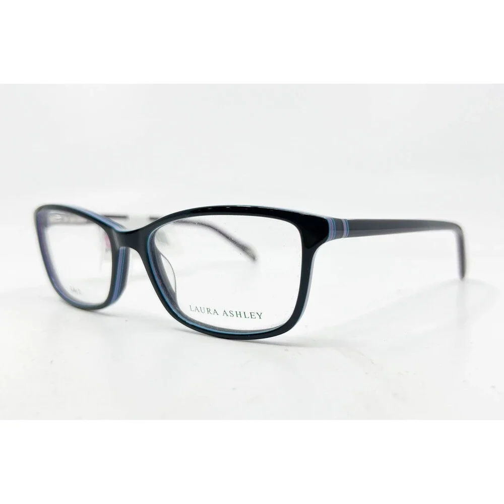 Laura Ashley Eyeglass Frames Womens Dark Mauve Lily 2 Rectangular 53-16-135